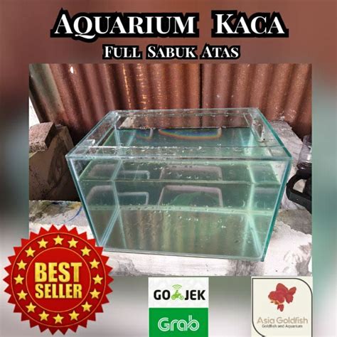 Jual Aquarium Kaca Full Sabuk Atas Tebal Kaca Mm Custome Aquarium