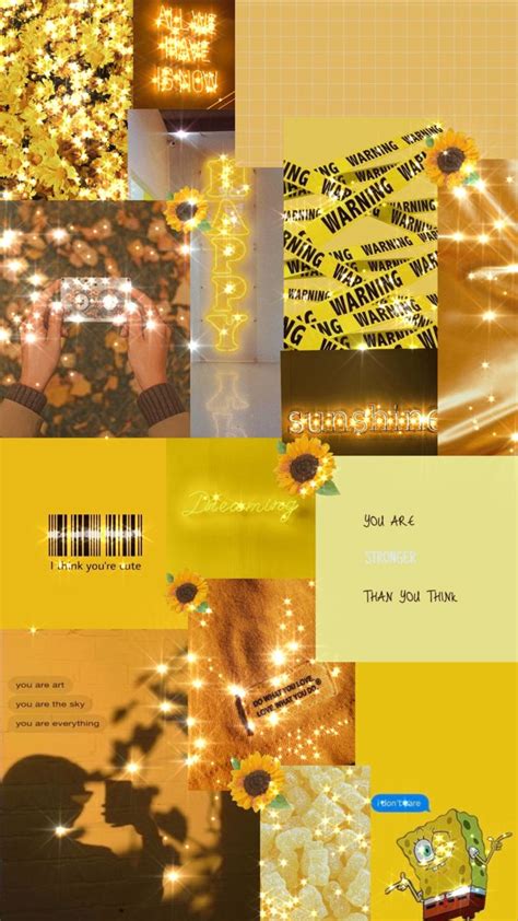 Yellow Aesthetic Mood Board Yellow Aesthetic Youre Cute Mood Board