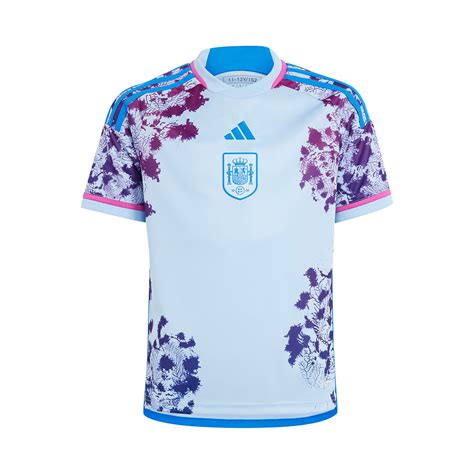 Camiseta adidas España Segunda Equipación Mundial Femenino 2023 Niño