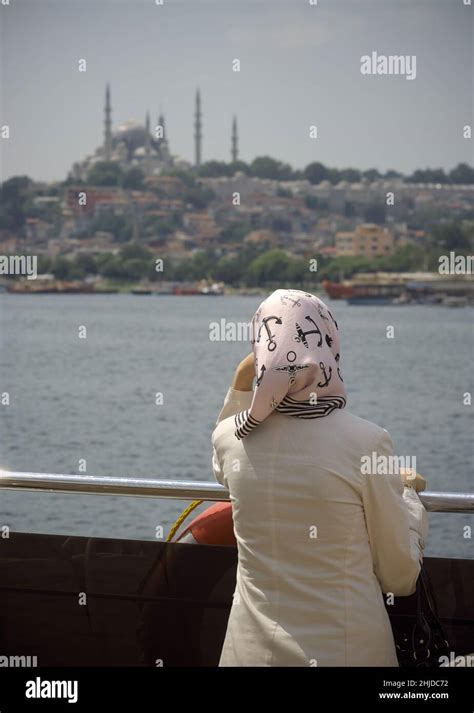 Woman Wearing Headscarf Istanbul Hi Res Stock Photography And Images