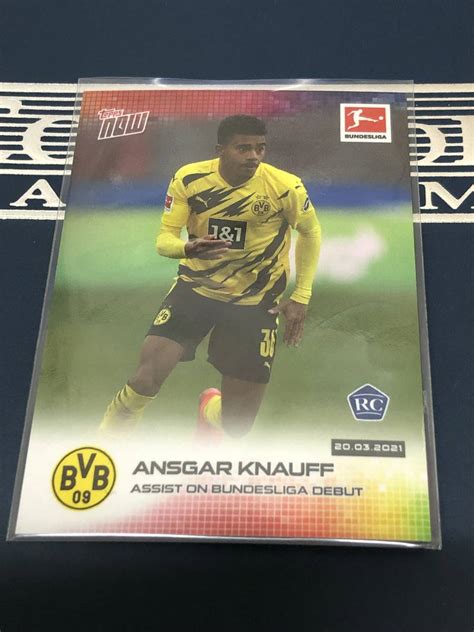 Yahoo オークション Topps Now Bundesliga Ansgar Knauff Assist on