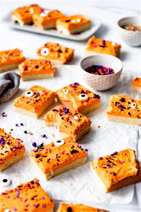 Halloween Sugar Cookie Bars House Of Nash Eats