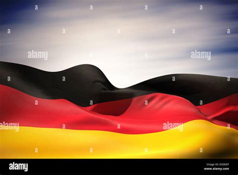 Germany flag waving Stock Photo - Alamy