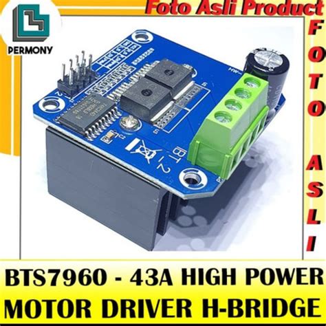 Jual Bts7960 43a High Power Motor Driver Module Current Limit Kota Surabaya Onewin Store