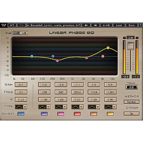 Waves Linear Phase Eq Mastering Equalizer Plug In Reverb