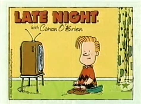 Showbiz Imagery and Forgotten History, Late Night with Conan O'Brien ...