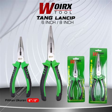 Jual Tang Lancip 6 8 Inch Long Nose Tang Cucut Woirx Tool Shopee