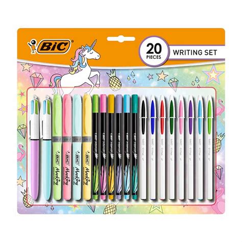 Bic Stationery Set Pastel 20 Piece