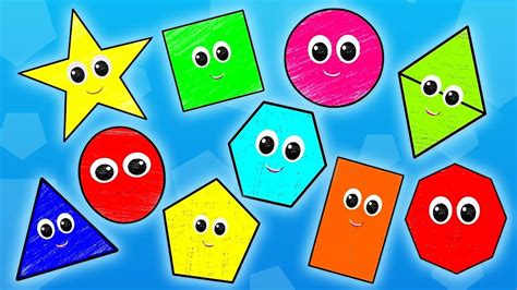 Ten Little Shapes, Learn Shapes and Educational Video for Children ...