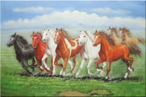 8 Horses Painting at PaintingValley.com | Explore collection of 8 ...