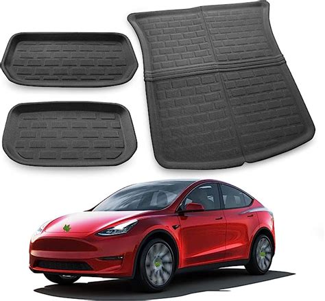 Gafat Tesla Model Y Tapis De Sol En Caoutchouc D Origine