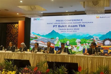 PTBA Bagikan Dividen Rp12 6 Triliun 100 Persen Dari Laba Bersih