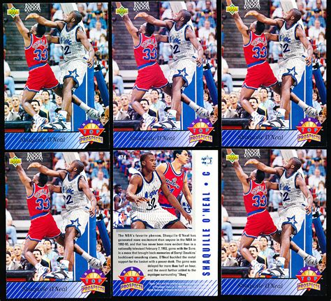 Lot Detail 1992 93 Upper Deck Bask 474 Shaquille ONeal Top