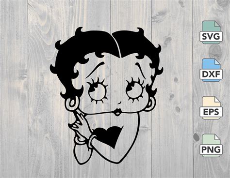 Betty Svg File Betty Boop Svg For Cricut Silhouette Cricut Digital