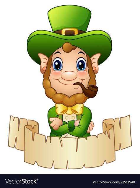 Fighting Leprechaun Vector