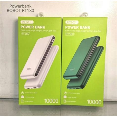 Jual Robot Power Bank 10000mAh Rt180 Dual Input Type C Plus Mickro