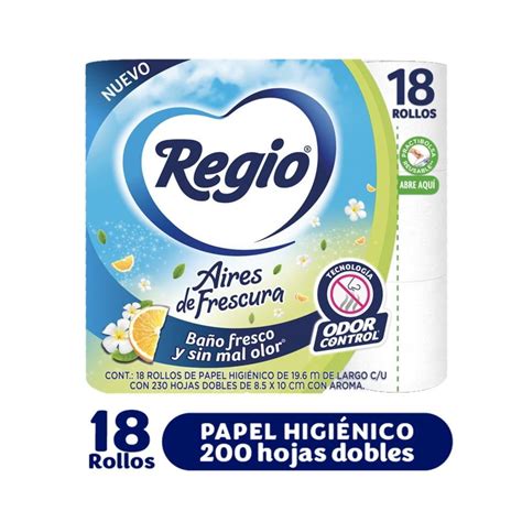 Papel Higi Nico Regio Aires De Frescura Rollos Bodega Aurrera En L Nea