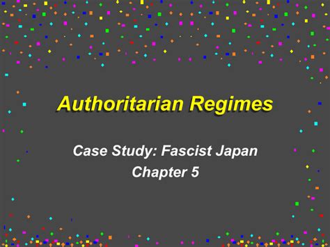 Authoritarian Regimes