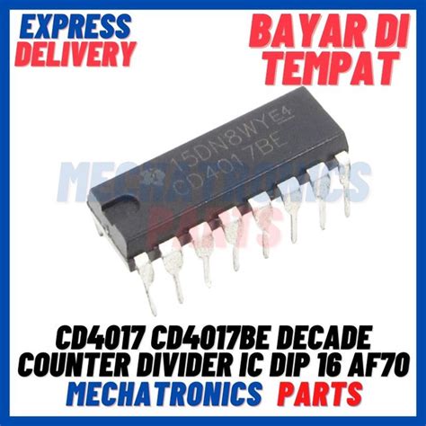 Jpt Ics Cd Cd Be Decade Counter Divider Ic Dip