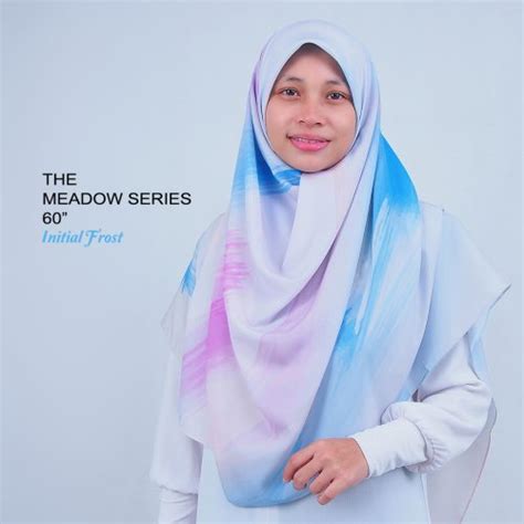 Tudung Bawal Labuh Cotton Turki Bidang 60 Meadow Series