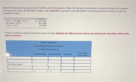 Solved Beech Company Produced And Sold Units Of Its Chegg