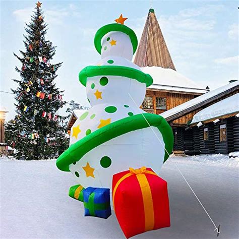 Turnmeon Feet Giant Christmas Tree Inflatables Decoration With