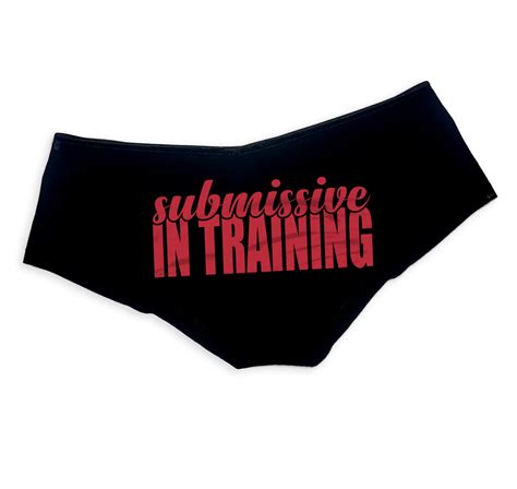 Submissive In Training Panties Bdsm Sub Sexy Slutty Collared Naughty