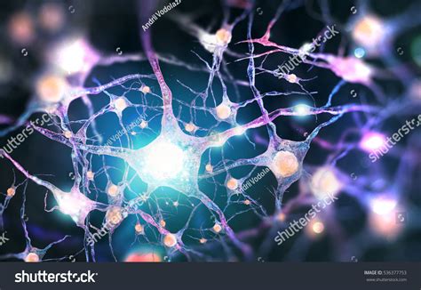 Neural Network Human Nervous System 3d Stock Illustration 536377753