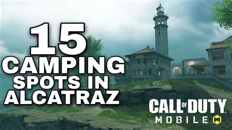 15 BEST HIDING SPOTS In ALCATRAZ Call Of Duty Mobile Codm YouTube