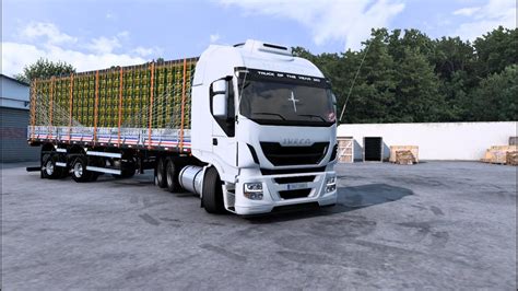 Ets Iveco Hi Way Na Dois Eixos No Puxe Da Fruta Mapa