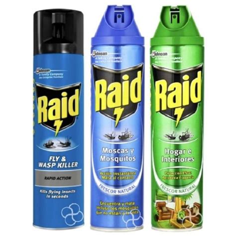 Raid Insecticide Flies Wasp And Mosquitoes Spray 300600ml Lazada Ph