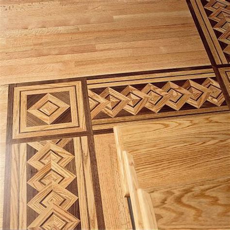 Wood Floor Border Designs Flooring Ideas