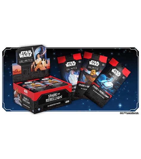 Spark Of Rebellion Booster Display Eng Star Wars Unlimited