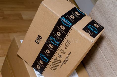 Soest Germany December Amazon Prime Logotype Printed On