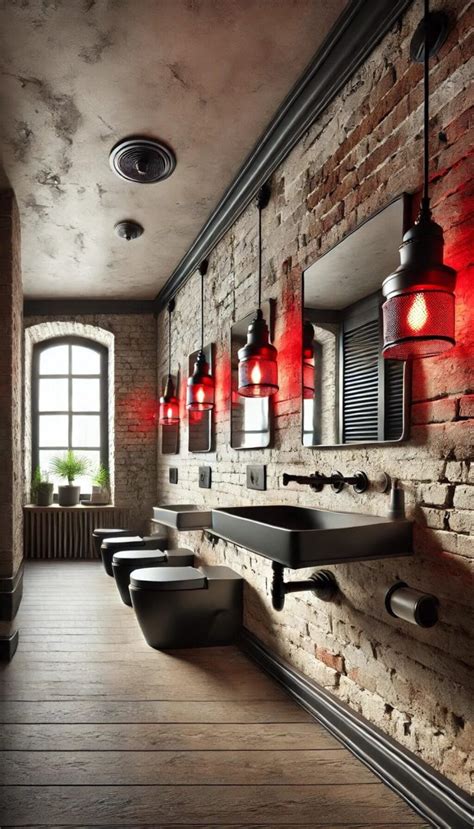 10 Dramatic Red and Black Bathroom Designs for Daring Decorators (2024)