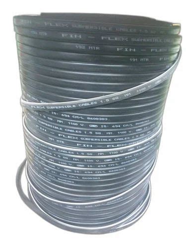 Wire Material Aluminium No Of Cores 3 Cores Submersible Flat Cable