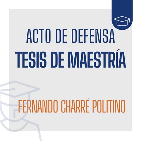 Defensa de Tesis de Maestría Universidad de Mendoza