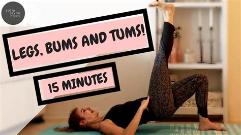 15 Minute At Home Workout Legs Bums And Tums Youtube