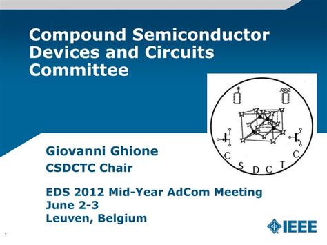 PPT - Compound Semiconductor Devices and Circuits Committee PowerPoint ...