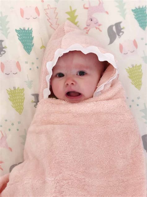 Easy Diy Hooded Towel Tutorial With Photos Whimsy North Hooded Towel Tutorial Hooded