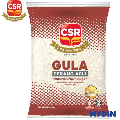 Csr Sugar Natural Brown 1kg