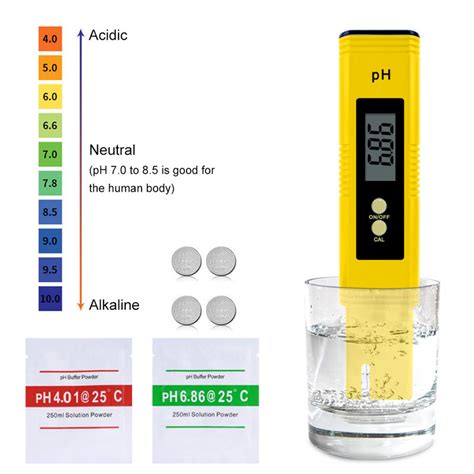 Protable Lcd Digital Ph Meter Pen Type Ph Tester For Test Driking Water