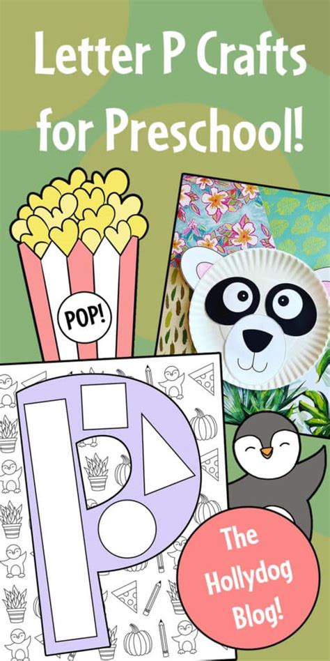 The Letter P Craft For Preschool With Free Printable Templates ⋆ The