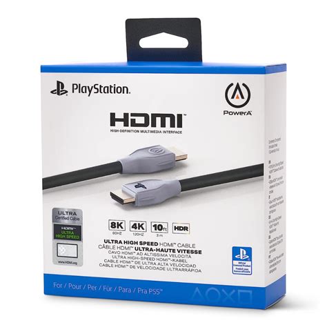Cabo Hdmi Playstation 5 - Cabo HDMI 2.1 Ultra High Speed PowerA Playstation 5 - PS5 - Game Games ...