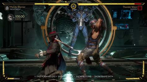 Mortal Kombat 11 Online Nightwolf Vs Raiden Youtube