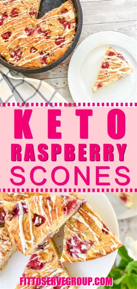 Keto Raspberry Scones · Fittoserve Group