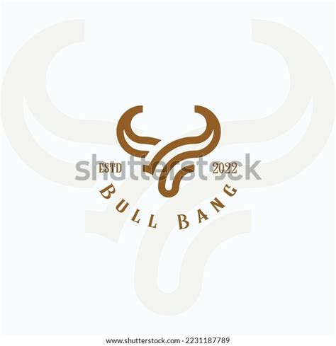 Bull Logo Animal Logo Minimalist Logo Stock Vector (Royalty Free ...