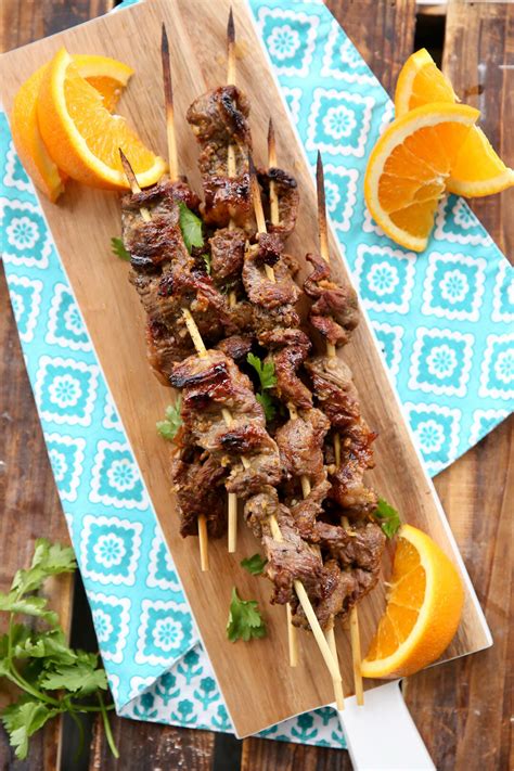 Orange Thai Beef Skewers Our Best Bites