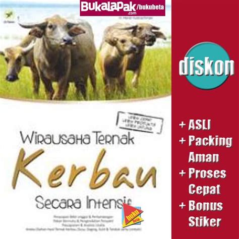 Jual Wirausaha Ternak Kerbau Secara Intensif H Rahmat Rukmana Dan H