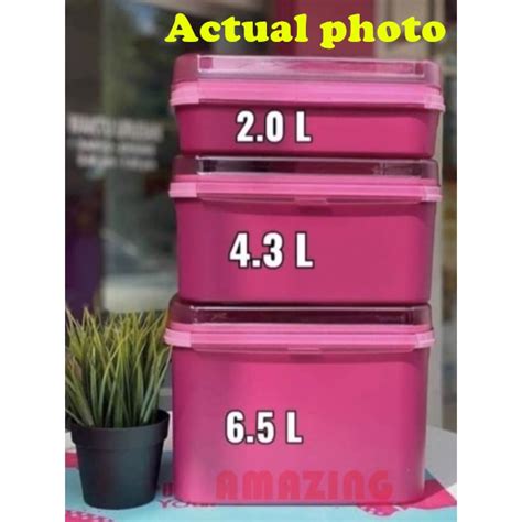 Ezy Rectangular Keeper 6 5l Pwp Nett Tupperware Plus